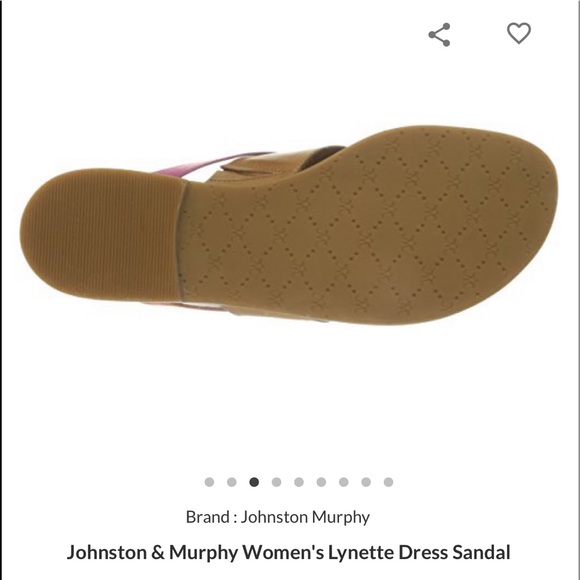 NIB Johnston & Murphy Leather Sandals size 10 - Picture 5 of 7